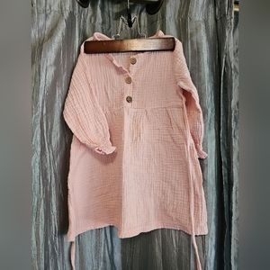 Toddler muslin dress